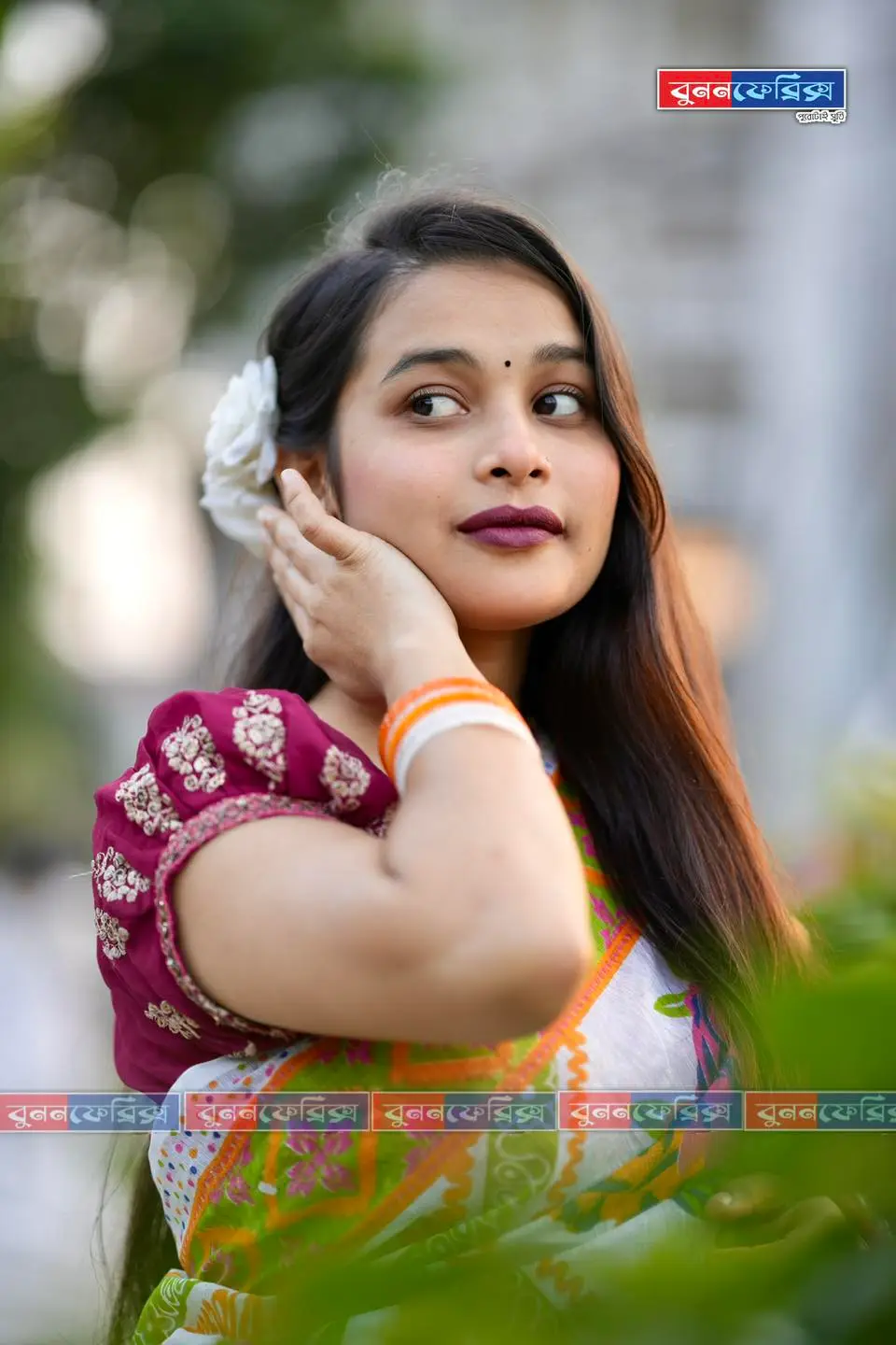 Basonti Elegance Saree (BES-2050) – The Essence of Grace & Beauty - Image 2