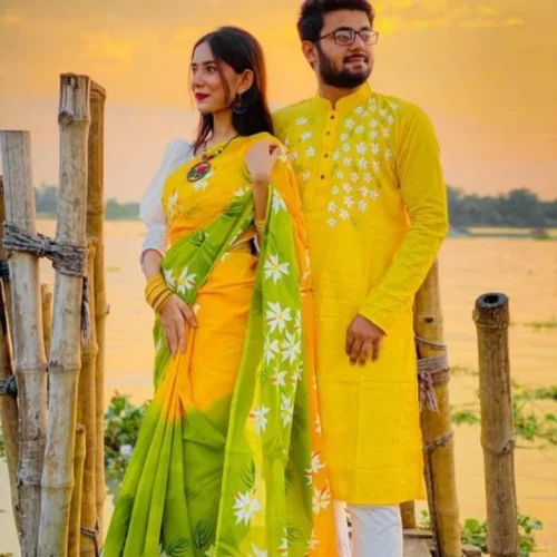 হ্যান্ড পেইন্টেড ড্রেস B-202