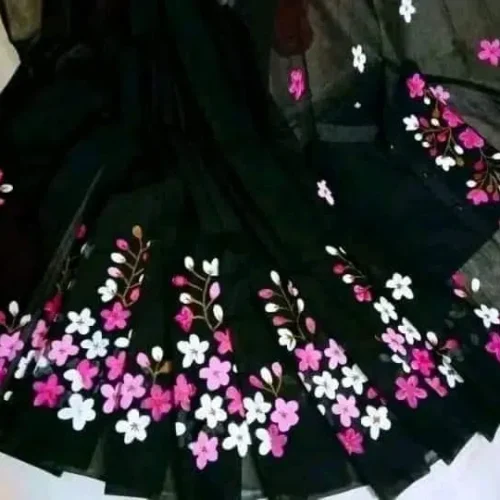 হ্যান্ড পেইন্টেড ড্রেস B-203