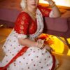 উন্নত মানের হাফ সিল্ক শাড়ি - Image 10