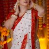উন্নত মানের হাফ সিল্ক শাড়ি - Image 9