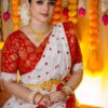 উন্নত মানের হাফ সিল্ক শাড়ি - Image 8
