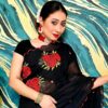 সেমি মসলিন এমব্রয়ডারি  শাড়ি - Image 6