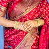 সফ্ট সিল্ক রক্ত জবা 🌺 শাড়ী - Image 6