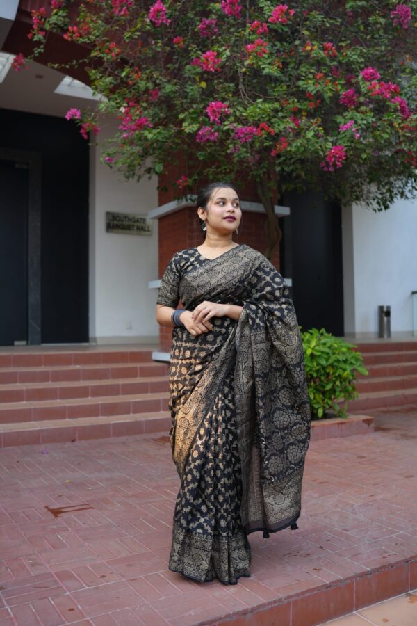 সন্ধ্যামালতি শাড়ি – Sandhyamaloti Saree | Bunon Fabrics - Image 4