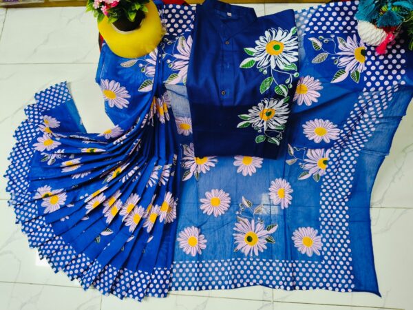 Premium Quality Matching Couple Set  SAREE AND PANJABI CODE NO : BF-576