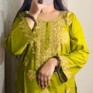 Lucknow Ready-Made Embroidered Two-Piece (Code: LP-501)