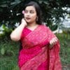 প্রিমিয়াম সেমি মসলিন শাড়ি + ম্যাচিং ব্লাউজ | আকর্ষণীয় ডিজাইন ও কোয়ালিটি - Image 3