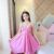 Midnight Bloom – Premium Flared Satin Nightwear with Panty Free Size | 180” Gher