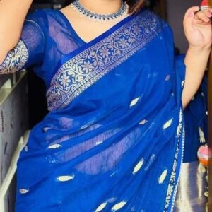 Madhurai Tangail Heritage Silk Saree - ELTU002