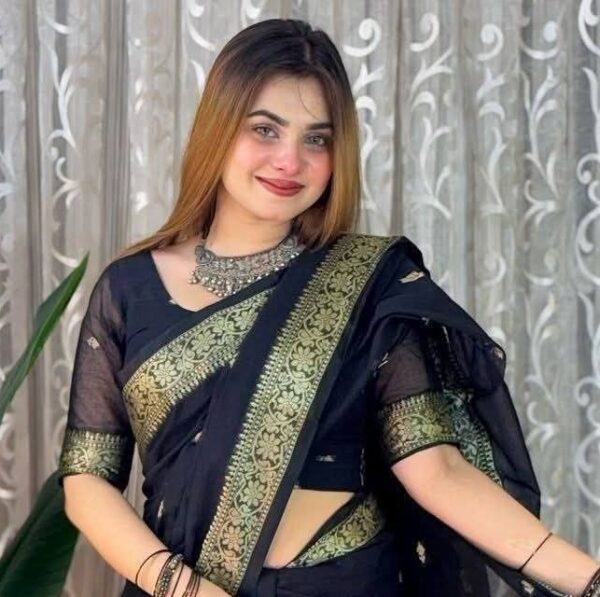 Madhurai Tangail Heritage Silk Saree - ELTU004 - Image 2