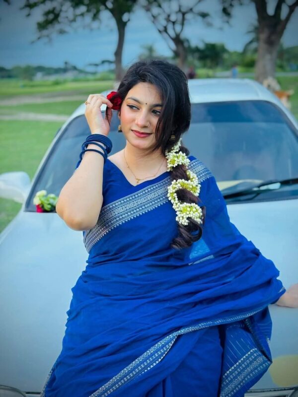 Madhurai Tangail Heritage Silk Saree - ELTU003 - Image 2
