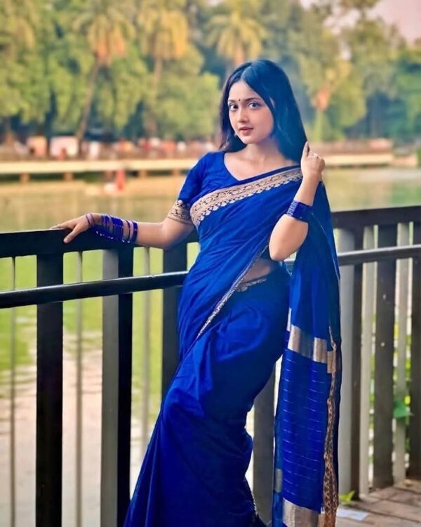 Madhurai Tangail Heritage Silk Saree - ELTU003