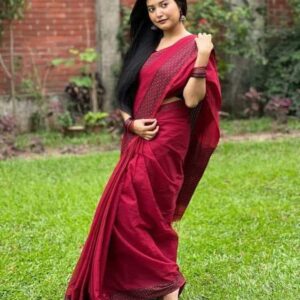 Madhurai Tangail Heritage Silk Saree - ELTU005