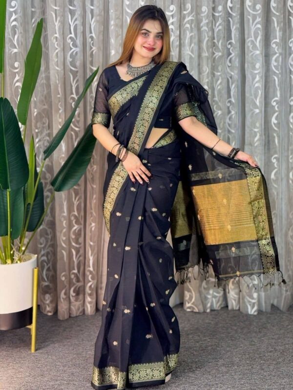 Madhurai Tangail Heritage Silk Saree - ELTU004