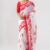 Elegant Red & White Screen Print Saree – Soft Cotton Silk Touch