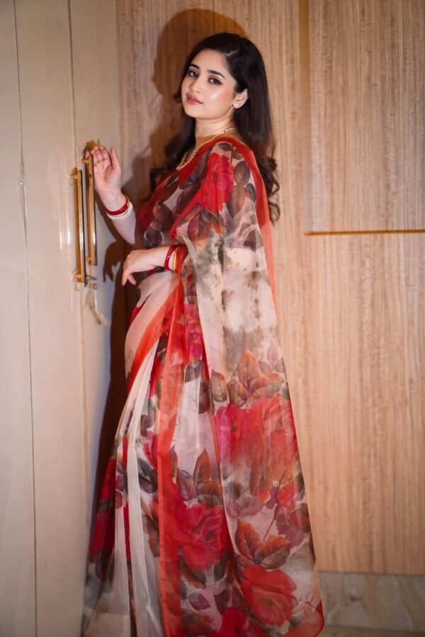 Digital  print Silk Saree | Bunon Fabrics - Image 2