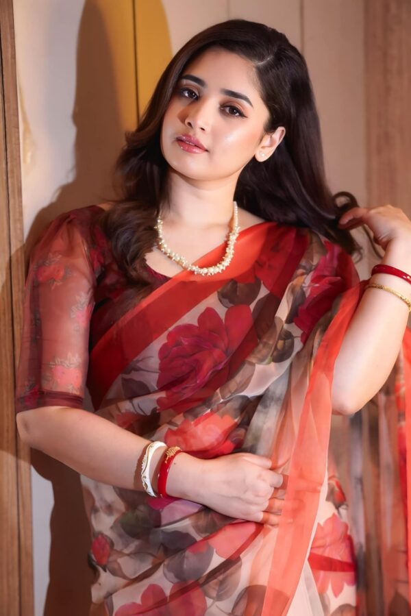 Digital  print Silk Saree | Bunon Fabrics