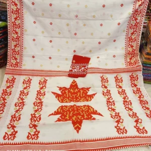 Hafsilk Jamdani Saree - হাফসিল্ক জামদানি শাড়ি