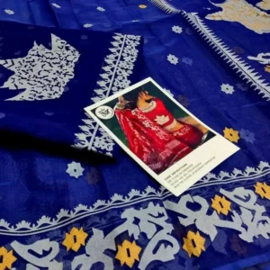 Hafsilk Jamdani Saree - হাফসিল্ক জামদানি শাড়ি
