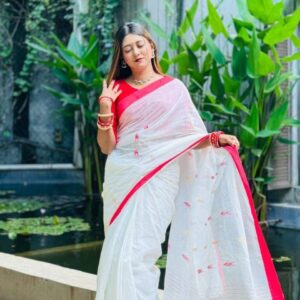 Tangail Nakshi Par Saree