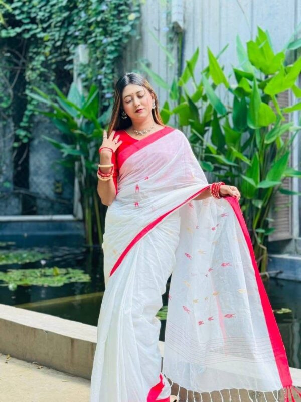 Tangail Nakshi Par Saree