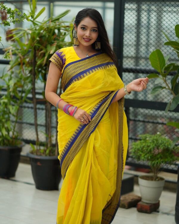 Tangail Nakshi Par Saree