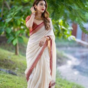 Tangail Nakshi Par Saree