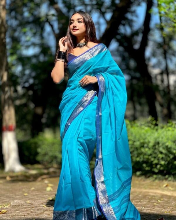 Tangail Nakshi Par Saree - Image 2