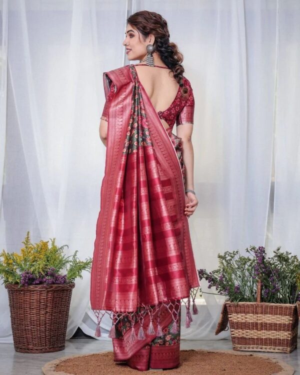 Premium Quality Digital Print Saree — Charm | BUS-DP-4003