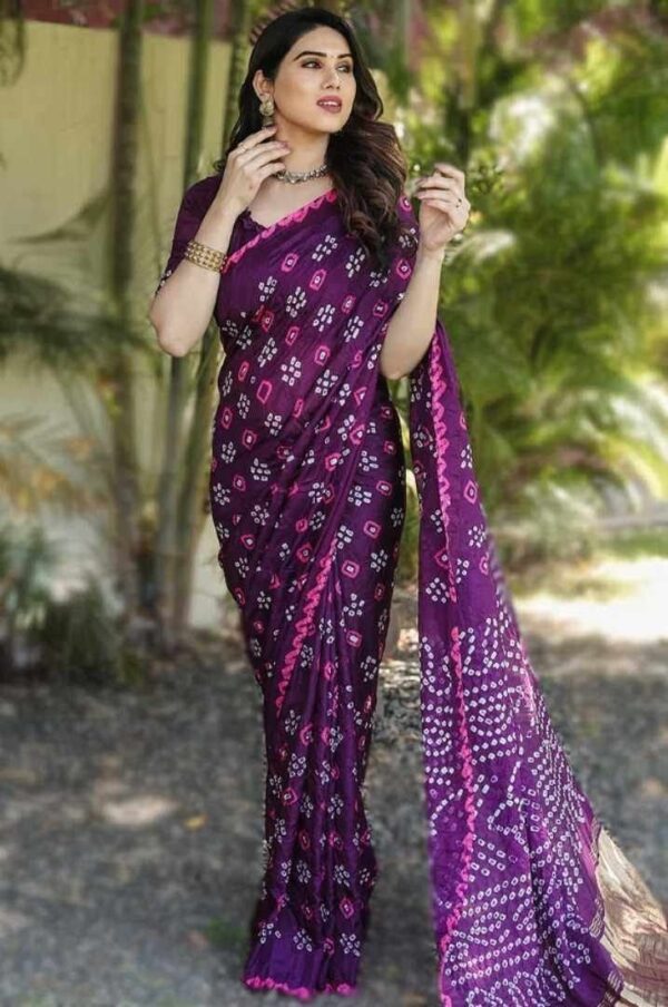 Premium Quality Digital Print Saree — Charm | BUS-DP-3003
