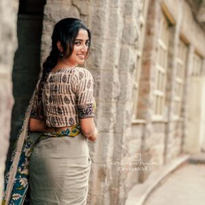 Premium Quality Digital Print Saree — Aurora | BUS-DP-3001