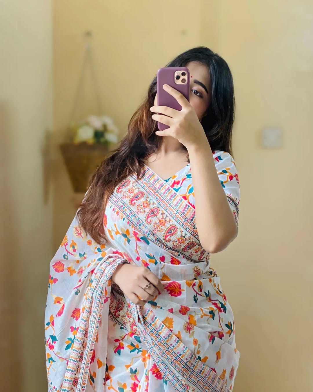 Bunon Fabrics – Half Silk জামদানি Saree + ফ্রি ব্লাউজ পিস - Image 7