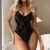 Girls attractive lace body suit night