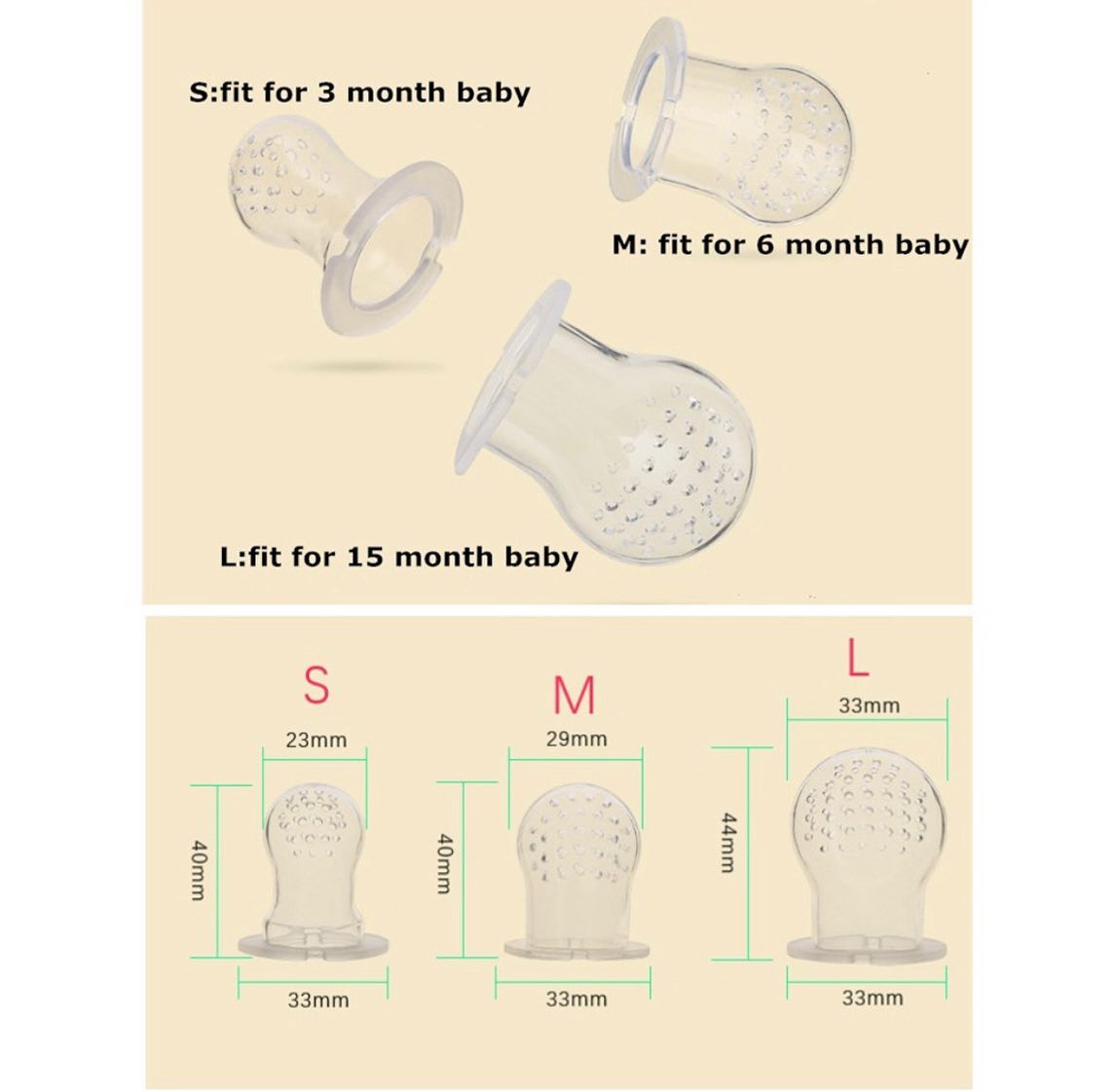 BABY FRUIT Feeder & Teether Pacifier – Safe Chosni Teat Bottle for Infant Feeding - Image 5